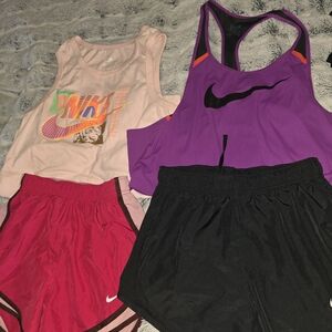 Nike Tank Tops and Shorts Set